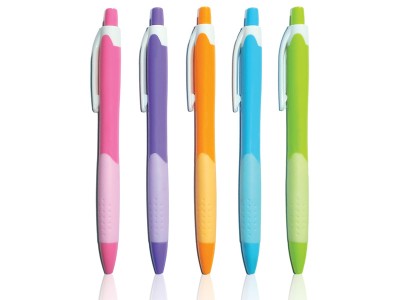 Hemijska olovka, plastična, 5 boja (201729)