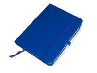 Džepni A6 notes sa olovkom, tvrde korice, plavi (324314-1)