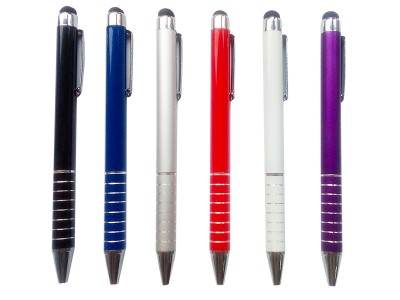 Metalna hemijska olovka sa delom za touch screen (301721)
